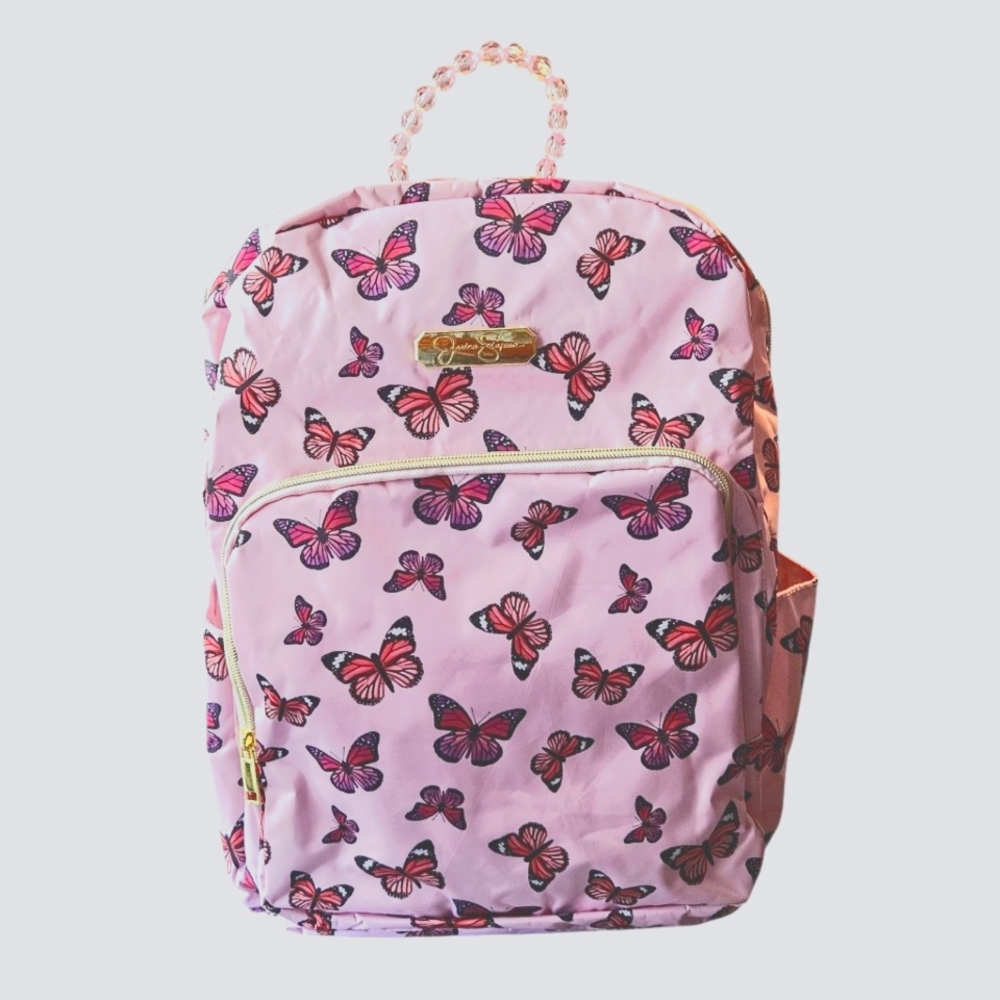 Jessica Simpson Kids Pink Butterfly Backpack